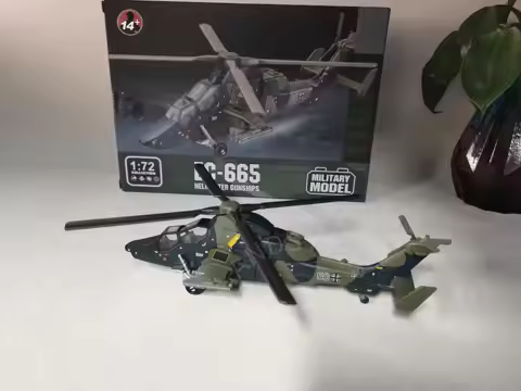 Tiger UHT Helicopter EC-665 Fighter 1:72 Scale Aircraft Model ABS Plastic Assembly Building Blocks 3