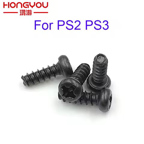 500Pcs/Lot For Play Station PS2 PS3 Gamepad Repair For PS2 PS3 Screws Head Screws Replacement