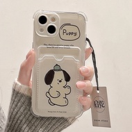 Cute Puppy Card Cover SoftCase poco M6 Pro 5G Xiaomi 14T 14 13T Pro Redmi 15 F7 13x Note 14 Pro Plus