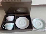 Noritake Lacewood Gold 茶杯套裝