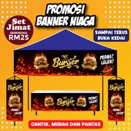 SET BANNER BUNTING KHEMAH NIAGA
