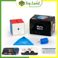 Rubik 2x2 MoYu MeiLong 2M Stickerless Rubic 2 Tầng 2x2x2 Đồ Chơi Lắp Ráp Xếp Hình