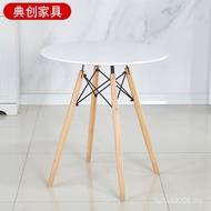 Leisure Bedroom Round Table Eames Table Negotiation Reception Table Wholesale Round Hotel Desk Cafe 