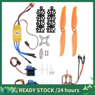 SG90 Servo 2212 KV2200 Brushless Motor 30A ESC 6035 Propeller Accessory Servo Motor As Shown Metal+P