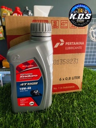 น้ำมันเครื่อง เกรดสังเคราะห์แท้ 100% ( ล๊อตใหม่ ) ENDURO 4T RACING 10W-40 ( 1 ลัง 6 ขวด ) เกรดสังเคร