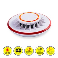 DAYTECH Latest Smoke Detector Smoke Sensor Battery Powered For 5 Years Life Standalone Photoelectric