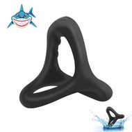 Kondom Berduri Reusable Silicone Shark Lock Ring Delay Cock Ring for Men