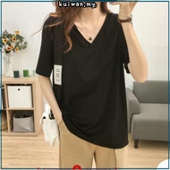 Large T-shirt   T恤女    300斤    特大码  200斤   加肥加大    短袖    胖mm   宽松    显瘦上衣    大码V领T恤   nn882.my2.10