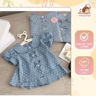 Lotus bow tie set for girls - Cocobaby Kids