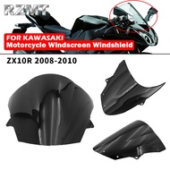For Kawasaki ZX10R 2008-2010 ZX-10R ZX 10R Windscreen Windshield Shielda Double Bubble Wind Deflecto