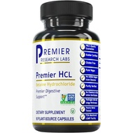 Premier Research Labs Premier HCL 90 Vegetarian Capsules - Betaine HCL, Betaine Hydrochloride Supple