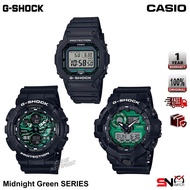 Casio G-Shock GA-140MG GA-700MG GW-B5600MG Midnight Green Series Analog Digital Resin Band Men Sport