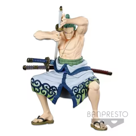 Bandai Banpresto One Piece BWFC SMSP Roronoa Zoro The Original Three Sword Style Anime Action Figure