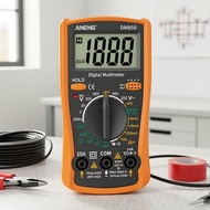 ANENG DM850 1999 Counts True RMS Multimeter Kit, Yellow 1Pc – AC/DC Voltage, NCV, hFE, Ammeter for C