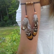 Peacock Feather Bracelet Bohemian Rapsody Accessories