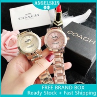 COACH Ladies Rhinestone Steel Watch Fashion Simple Women Watch