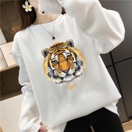 [AMYGO] Sweatshirts Women Oversized  Sweatshirt Woman Oversized Plus Size Lengan Panjang Muslimah Baju Perempuan Crop Top Wanita