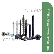 NIKO 6 Drywall Screw (White / Black) Partition Screw
