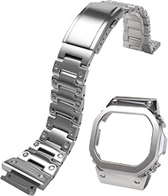 MOD Kit Metal Watchband and Watch Case Compatible with Casio For G-SHOCK Men's DW-H5600 316 Stainles