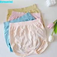 RIDGE 7Pcs Ruffles Briefs, Underwear High Waist Women Panties Set, Japanese Style 7PCS Elastic Solid