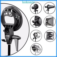 KOK S Type Speedlites Bracket Speedlight Mount for V1 AD200Pro AD300Pro AD400Pro Softbox Beauty Dish