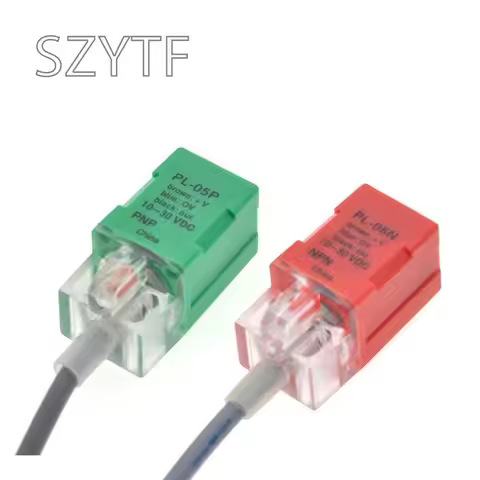 Proximity Switch PL-05N PL-05P Square Metal Sensor Three Wire NPN PNP NO Detection Range 5mm