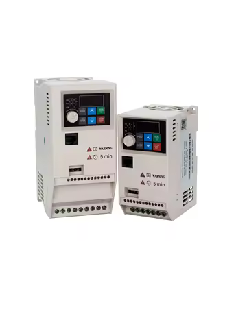 Mini VFD 220V 380V 0.75/1.5/2.2KW 1/2/3/5/7HP VFD Variable Frequency Drive Converter Motor Speed Vec