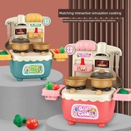 mainan budak perempuan birthday gift for girl Mainan dapur mini kanak-kanak, permainan gadis, simula