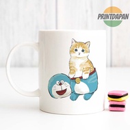 Cute Kocheng Cat Doraemon Costume Mug Cup