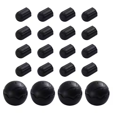 Outdoor For Helinox Camping Chair Leg Cap- Stabilizing Rubber Ball Feet(4PCS) Black