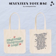 SEVENTEEN KPOP TOTE BAG