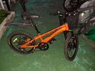 JAVA VERTIGO 20"寸中童21速可拆前轆橙色單車
