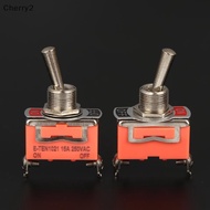 [cherry2] 5pcs SPST DPDT 250V 15A Toggle Switch 2 Position Latching On-off On-on On-off-on E-TEN1322