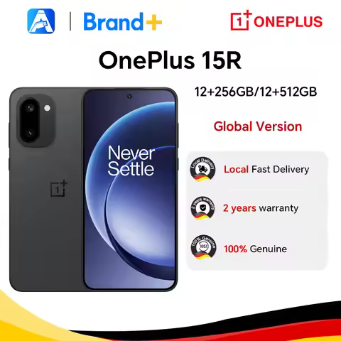 OnePlus 15R Global Version Smartphone 5G,12GB+256GB,12GB+512GB, Snapdragon 8 Gen 5,7400mAh,165Hz Dis