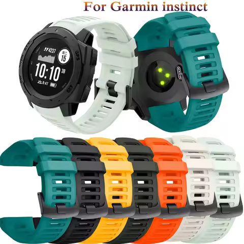 For Garmin Instinct Smart Watch Strap fashion soft Silicone Replacement Wrist bands Colorful Bracele