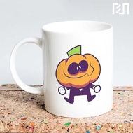 Mug Icon Cartoons Spooky Month Pump