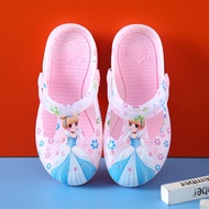 SOLANNA รองเท้าแตะสไตล์ใหม่รองเท้าแตะฤดูร้อนสาวรองเท้าชายหาดกันลื่นรองเท้ารองเท้าแตะเด็กด้านล่างนุ่มและรองเท้าแตะ รองเท้าคัชชูเด็ก