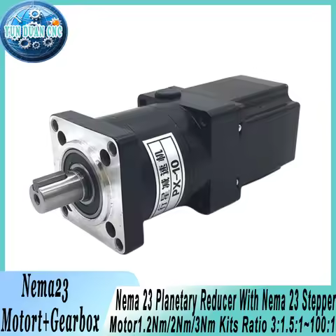 NEMA 23 Planetary Reducer With Stepper Motor NEMA 23 Motor Reducer Kits 1.2Nm/2Nm/3Nm 14mm output Ne