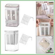 [Toolroom] Yogurt Strainer Maker Nut Milk Container with Lid Soya Bean Milk Filter Cup
