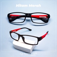 Groovy Eyewear - Kacamata Arkha Sporty Minus Cylinder Bluecromic Antiradiasi Full Plastik