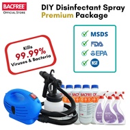 BACFREE D.I.Y Disinfectant Spray Machine Premium Package with CIO2 kills 99.99% Virus & Bacteria