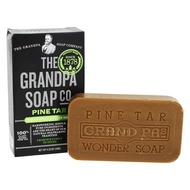 The Grandpa Soap co. Face Body & Hair Bar Soap Pine Tar