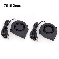 Q48Q 75mmx15mm 7515 DC 5V USB Fan Cooling Turbo Blower 15mm Brushless 3D Printer For Extruder Cooler