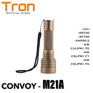 senter CONVOY M21A DENGAN VARIAN LED FLASHLIGHT - CAHAYAMEGAH