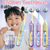 Toothbrush for Kids Three Sided Soft Bristles Non-slip Handle Kids Toothbrush Teeth Health Care for 