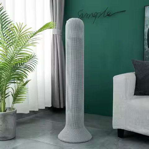 Thickened Protective Dust Cover Elastic Cloth Solid Color Storage Fan Sleeve Anti Dust Tower Heater 