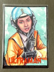 🔥 2021 RRParks Series 1 Ultraman Sketch Card Gallery Promos Black Border card