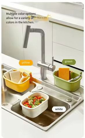 Kitchen Waste Filter Sink Storage Basket Creative Sink Drain Basket Faucet Hanging Filter Basket Bot