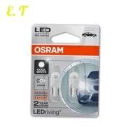[ 2pcs ] Original Osram T10 W5W 12V 6000K Cool White LED Bulb E.T