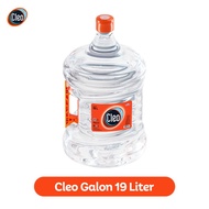 air mineral cleo botol galon 220 330 550 1500 ml 19l 19 liter - 19l
